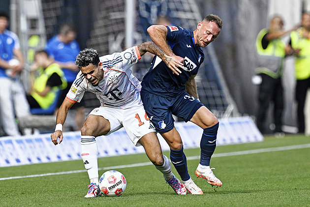 Coufal se poprvé trefil v bundeslize, Hoffenheim ale zničil hattrickem Kane
