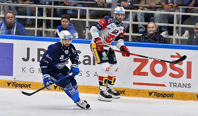 ONLINE: Budějovice vedou v Litvínově, Pardubice porazily Brno v prodloužení