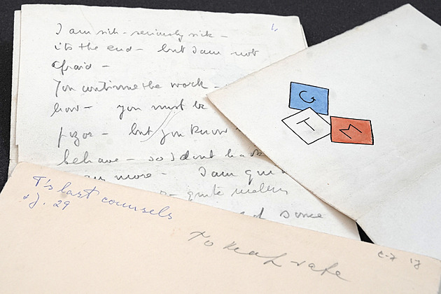 Masarykova „tajemná obálka“ je dle odborníků pravá. Myšlenky zapsal syn Jan