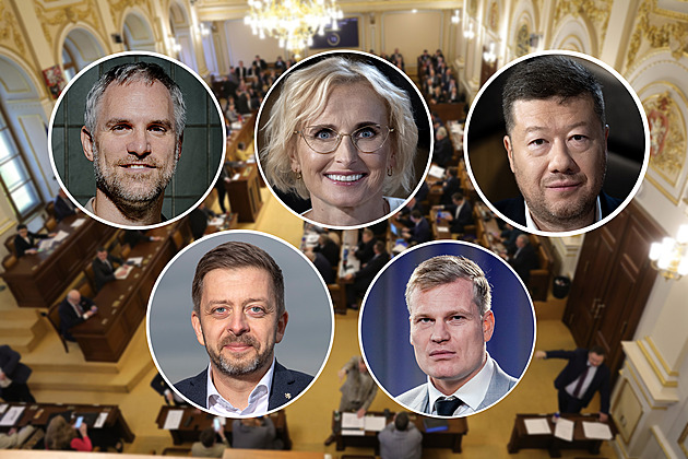 Střet lídrů. Debatují Konečná, Hřib, Rakušan, Okamura a Turek