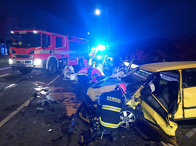 Sedm zraněných při dopravní nehodě v Brně. Jeden z řidičů byl pod drogami