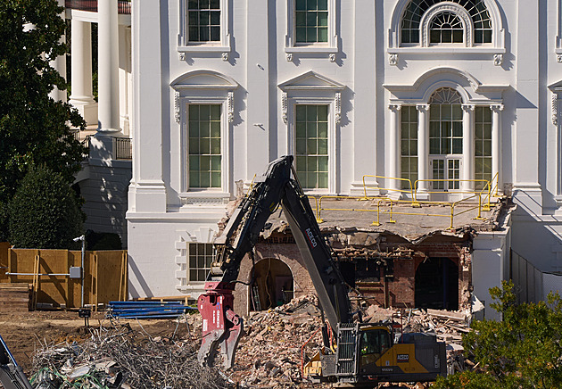 Demolici východního křídla Bílého domu umožnila Trumpovi výjimka v zákoně