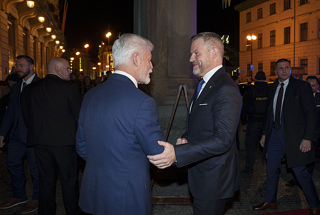 Pavel přivítal v Praze Pellegriniho. Po koncertě budou jednat o spolupráci a V4