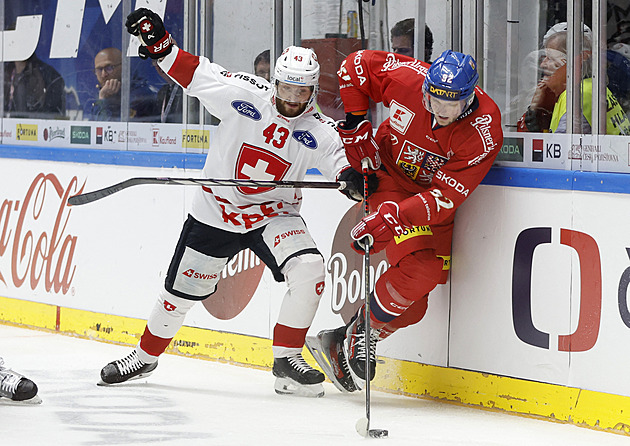 ONLINE: Česko - Švýcarsko 2:0. Chlapík se prosazuje podruhé během dvou minut