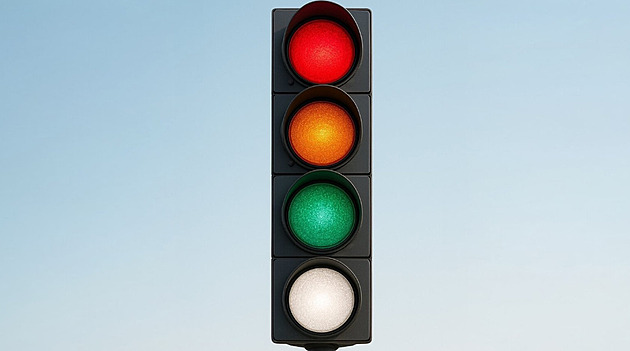 Čtvrté světlo na semaforu? Vědci chtějí, aby křižovatky řídila autonomní auta