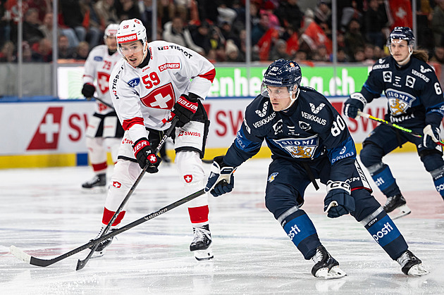 Finové zdolali na závěr Švýcarských her domácí výběr, rozhodl Puljujärvi