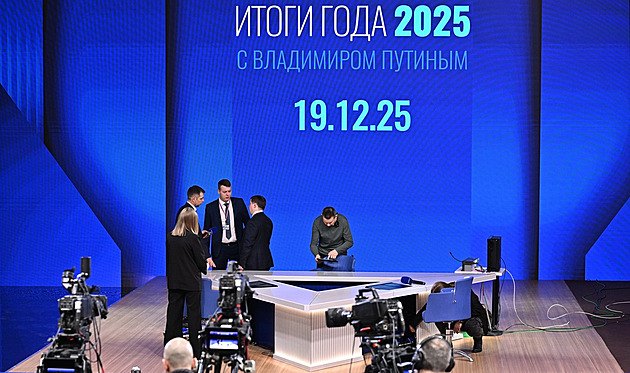 Každoroční maraton je tady. Putin promlouvá na tradiční tiskové konferenci