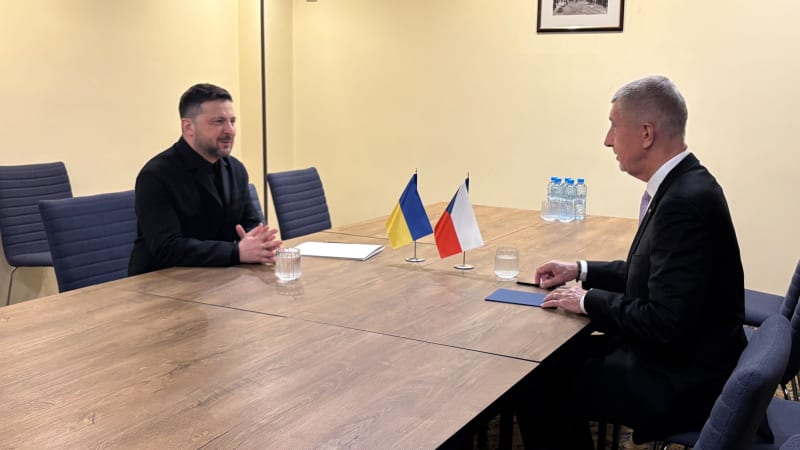 Zelenskyj chce mír, řekl Babiš po setkání s ukrajinským prezidentem. Zbývá zásadní otázka