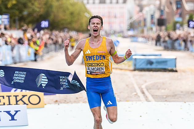 Almgren zářil na MS. Nadvládu Afričanů v půlmaratonu ukončil evropským rekordem