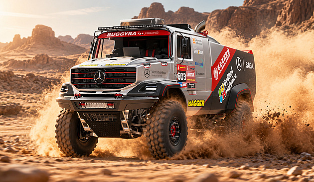 Nová éra Buggyry. Místo Tatry si pro Dakar a další rallye vybrala kamion Mercedes